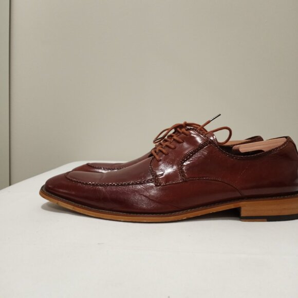 STACY ADAMS BROWN LEATHER OXFORDS MENS SIZE 12M main image 5